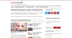 Desktop Screenshot of prizestakes.com